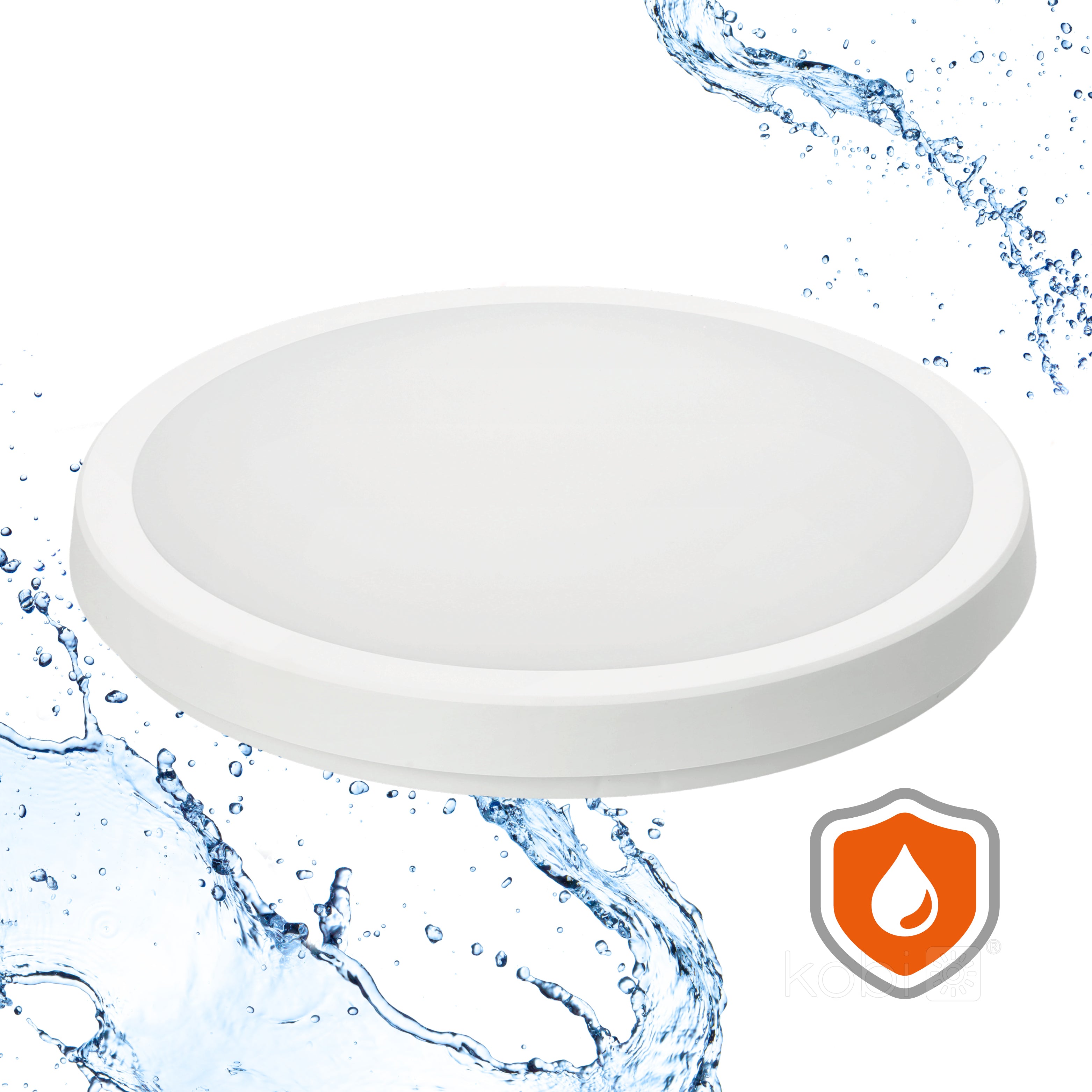 Ceiling lamp with motion sensor LED NAIROS G2 36W 3CCT LX IP65 white Kobi Premium