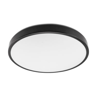 Ceiling lamp with motion sensor LED ZOE 24W 4000K IP44 LX black Kobi Premium
