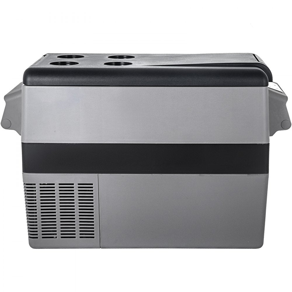 VEVOR Portable Small Car Freezer 45L Mini Car Freezer Refrigerator 45W Car Fridge Cooler 12V Fridge Freezer AC/DC Portable Freezer Portable Vehicle Car Fridge For Home and Outdoor Use