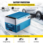 VEVOR Car Refrigerator 22L Compressor Portable Small Refrigerator Car Refrigerator Freezer Vehicle Car Truck RV Boat Mini Electric Cooler for Driving Travel Fishing Outdoor and Home Use