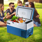 VEVOR Car Refrigerator 22L Compressor Portable Small Refrigerator Car Refrigerator Freezer Vehicle Car Truck RV Boat Mini Electric Cooler for Driving Travel Fishing Outdoor and Home Use