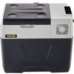VEVOR Car Refrigerator, 12 Volt Car Refrigerator Fridge, 40 L Single Zone Portable Freezer with Wheels and Handle, -4℉-68℉, 12/24V DC and 100-240V AC Compressor Cooler for Outdoor, Camping