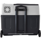 VEVOR Car Refrigerator, 12 Volt Car Refrigerator Fridge, 40 L Single Zone Portable Freezer with Wheels and Handle, -4℉-68℉, 12/24V DC and 100-240V AC Compressor Cooler for Outdoor, Camping