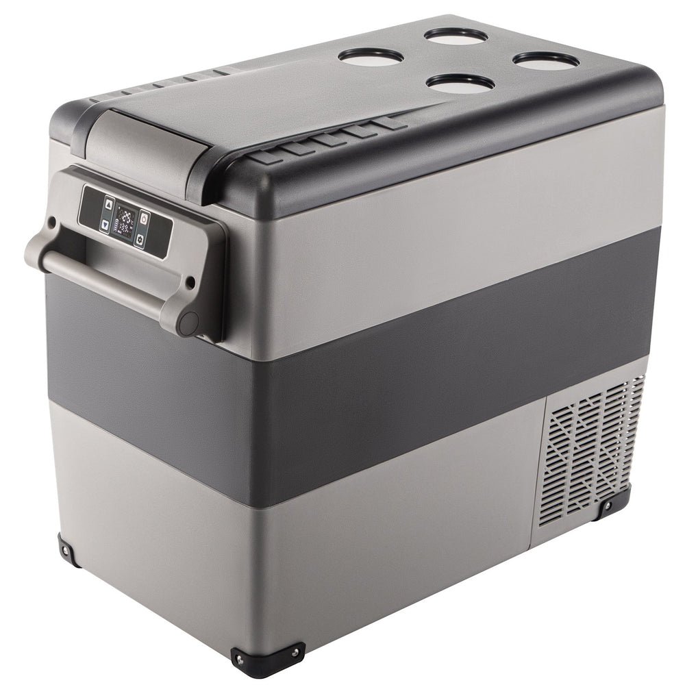 VEVOR Car Refrigerator 55L Compressor Portable Small Refrigerator Car Refrigerator Freezer Vehicle Car Truck RV Boat Mini Electric Cooler for Driving Travel Fishing Outdoor and Home Use