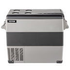 VEVOR Car Refrigerator 55L Compressor Portable Small Refrigerator Car Refrigerator Freezer Vehicle Car Truck RV Boat Mini Electric Cooler for Driving Travel Fishing Outdoor and Home Use