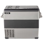 VEVOR Car Refrigerator 55L Compressor Portable Small Refrigerator Car Refrigerator Freezer Vehicle Car Truck RV Boat Mini Electric Cooler for Driving Travel Fishing Outdoor and Home Use