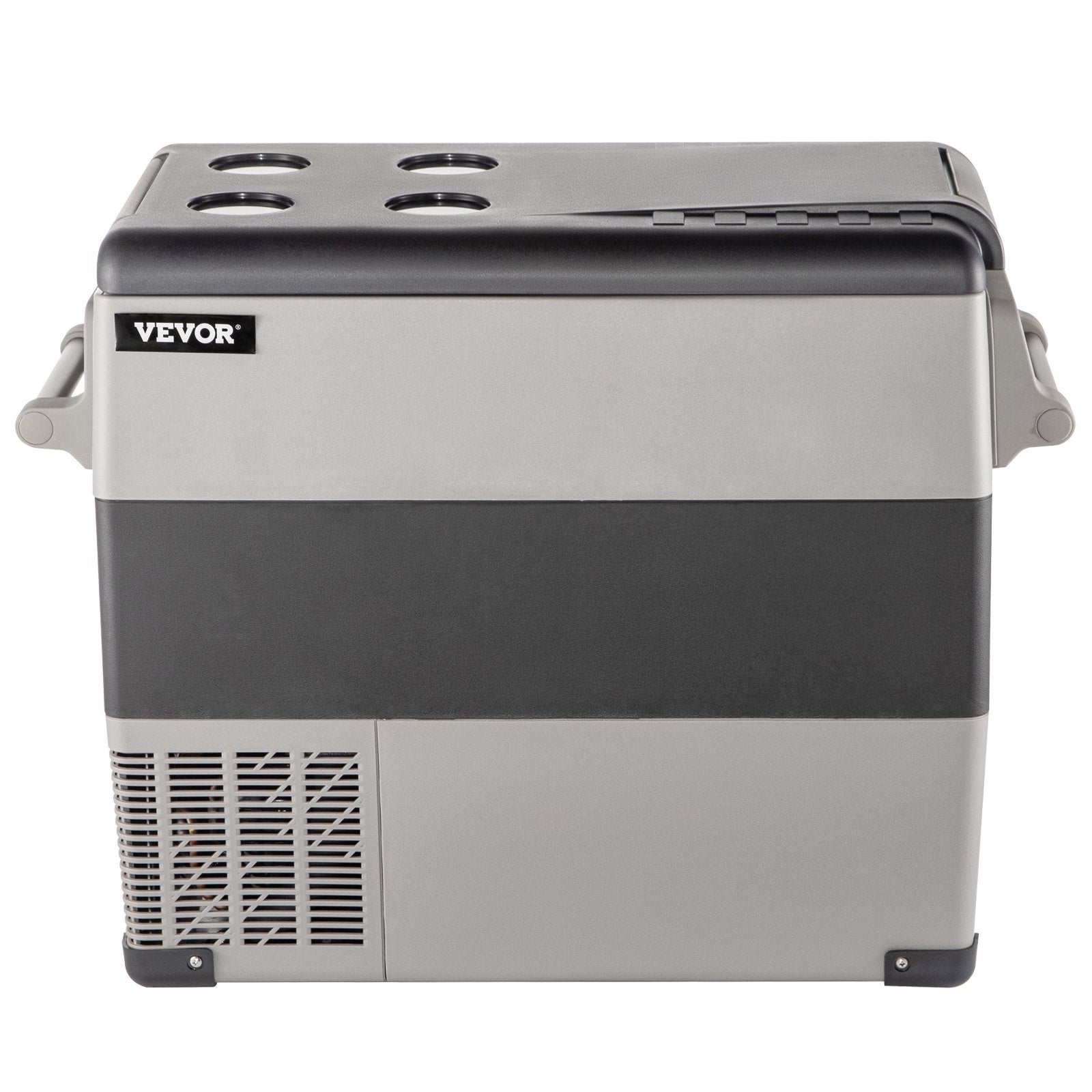 VEVOR Car Refrigerator 55L Compressor Portable Small Refrigerator Car Refrigerator Freezer Vehicle Car Truck RV Boat Mini Electric Cooler for Driving Travel Fishing Outdoor and Home Use