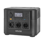 VEVOR Portable Power Station, 1800W Solar Generator Power Station, 1008Wh LiFePO4 Battery Backup with 8 Output Ports for for Home Emergency, Outdoor Camping, RV Travel (Solar Panel NOT Included)