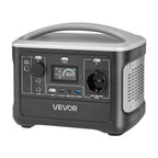 VEVOR Portable Power Station, 600W Solar Generator Power Station, 493Wh LiFePO4 Battery Backup with 7 Output Ports for Home Emergency, Outdoor Camping, RV Travel (Solar Panel NOT Included)