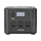 VEVOR Portable Power Station, 1800W Solar Generator Power Station, 1008Wh LiFePO4 Battery Backup with 8 Output Ports for for Home Emergency, Outdoor Camping, RV Travel (Solar Panel NOT Included)