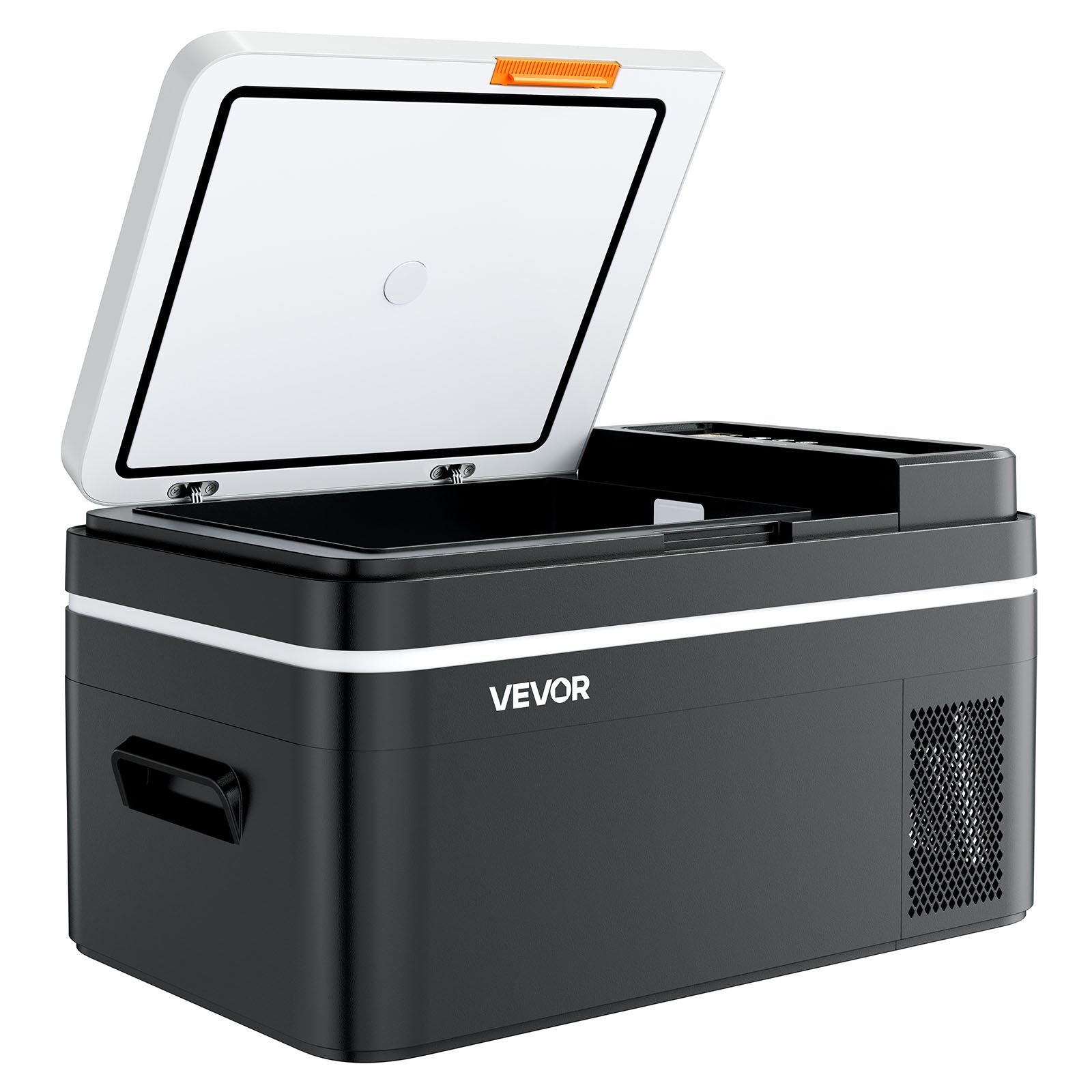 VEVOR Car Refrigerator, DC 12/24V AC100-240V Compressor Electric Cooler, -20°C to 20°C Car Fridge with APP Control, 22L Cars Freezer for RVs, Campsites, Boats, Camping, Fishing, 45W Portable Freezer