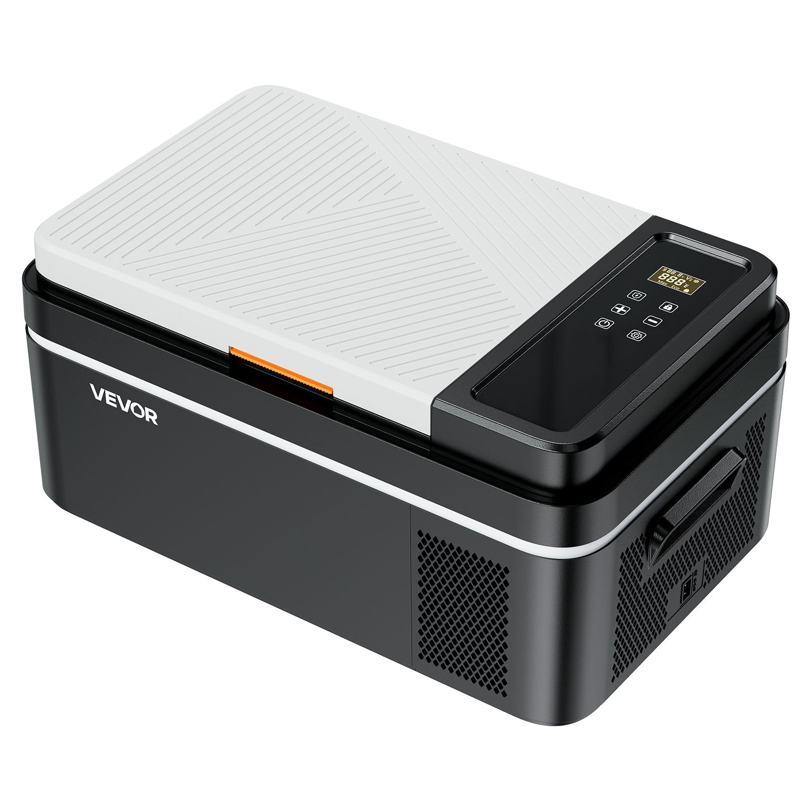 VEVOR Car Refrigerator, DC 12/24V AC100-240V Compressor Electric Cooler, -20°C to 20°C Car Fridge with APP Control, 20L Cars Freezer for RVs, Campsites, Boats, Camping, Fishing, 60W Portable Freezer