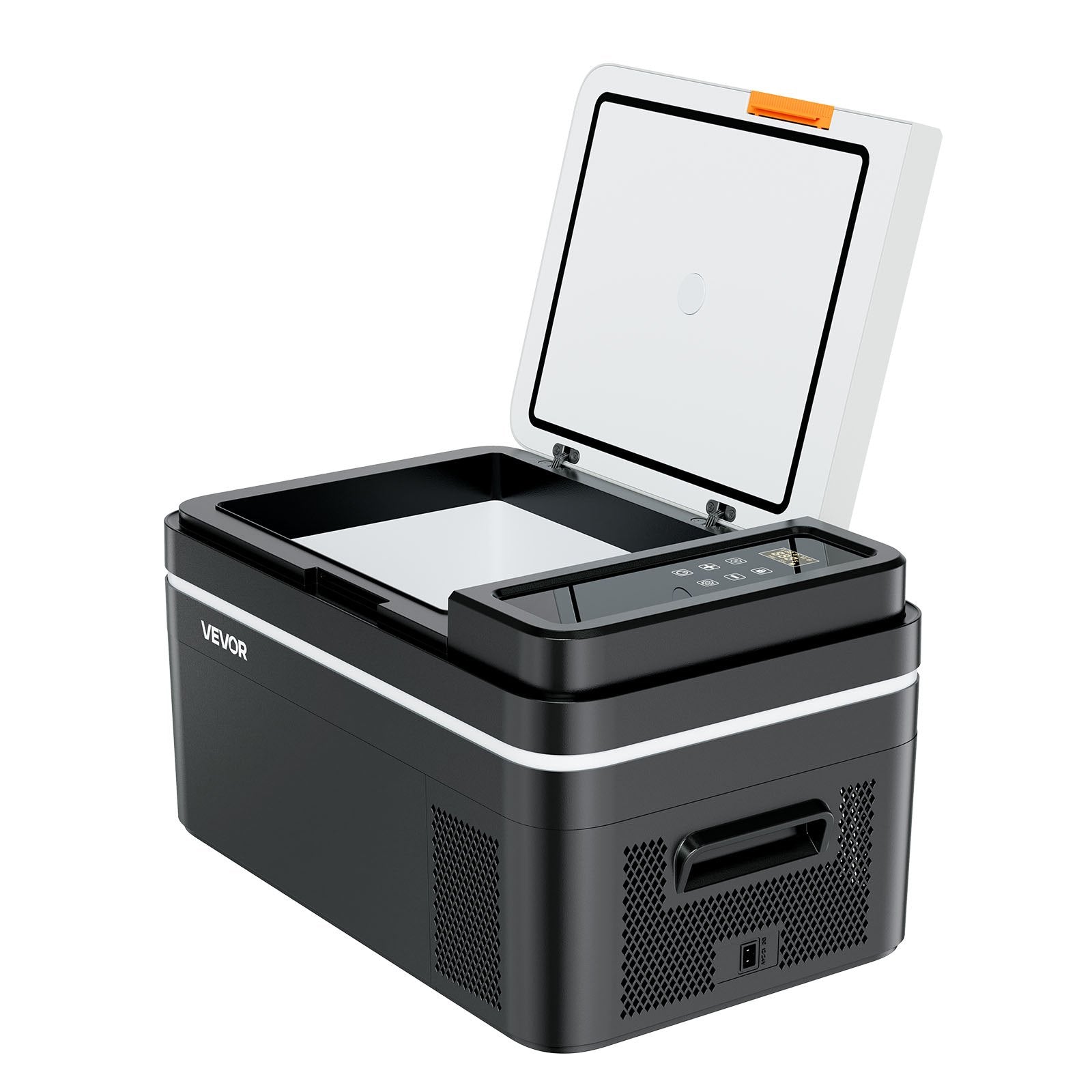 VEVOR Car Refrigerator, DC 12/24V AC100-240V Compressor Electric Cooler, -20°C to 20°C Car Fridge with APP Control, 22L Cars Freezer for RVs, Campsites, Boats, Camping, Fishing, 45W Portable Freezer