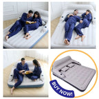 Queen Size Inflatable Air Mattress with Headboard – 250kg Load, SKU: 532