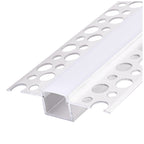 Recessed profile KG01 white + milky cover 2m Kobi