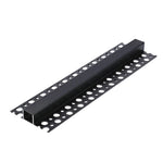 Recessed profile KG02 black + black cover 1m Kobi