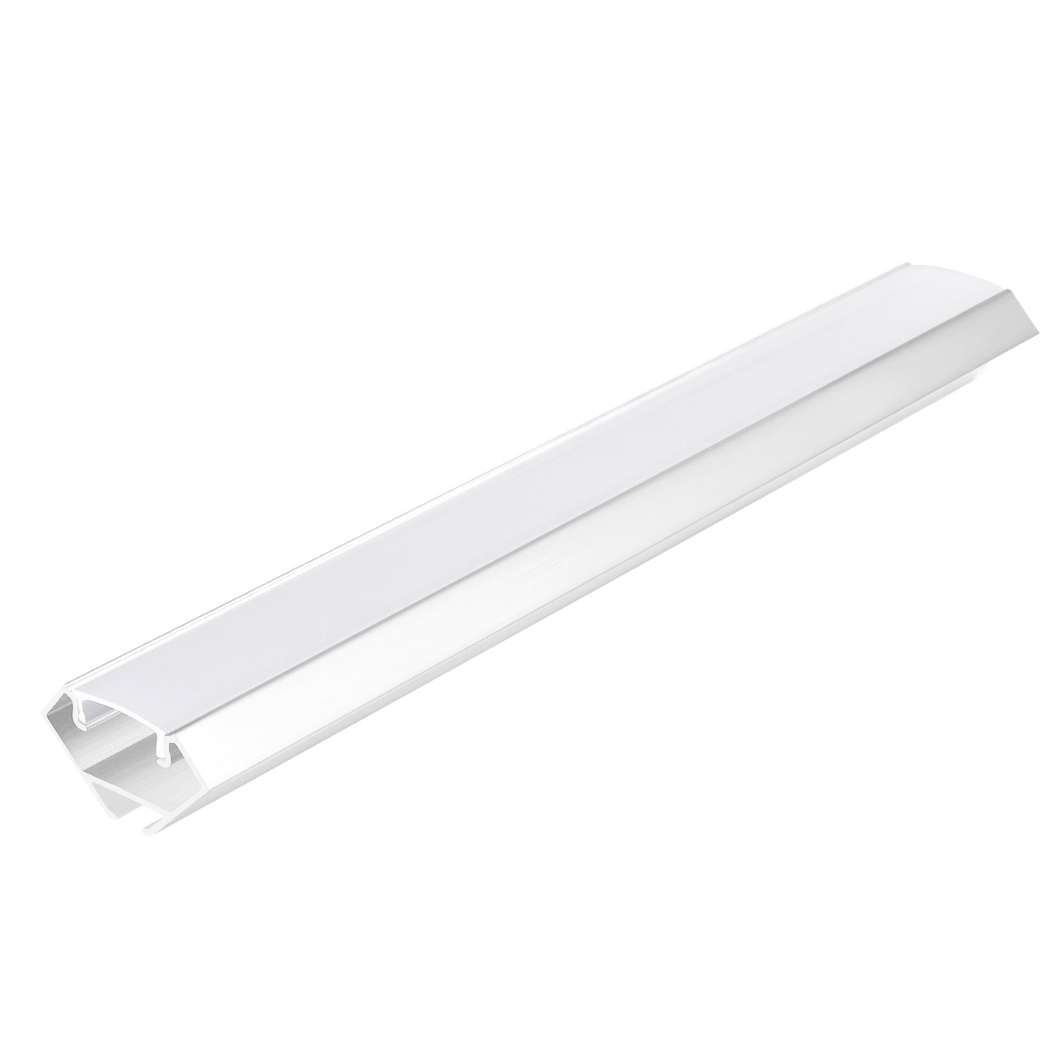 Angular profile N01 white + milky cover 1m Kobi