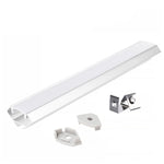 Angular profile N01 white + milky cover 2m Kobi
