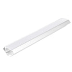 Angular profile N01 white + milky cover 2m Kobi