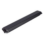 Angular profile N01 black + black cover 1m Kobi