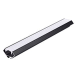 Angular profile N01 black + milky cover 1m Kobi