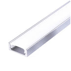 Surface profile P01 anodized silver + milky cover 1m Kobi