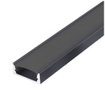 Surface profile P01 black + black cover 1m Kobi