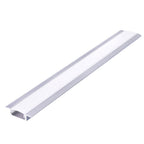 Recessed profile P02 anodized silver + milky cover 2m Kobi