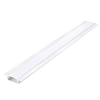 Recessed profile P02 white + milky cover 2m Kobi