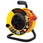 Cable reel extension 4s/15m/with grounding/1,5mm orange Elgotech