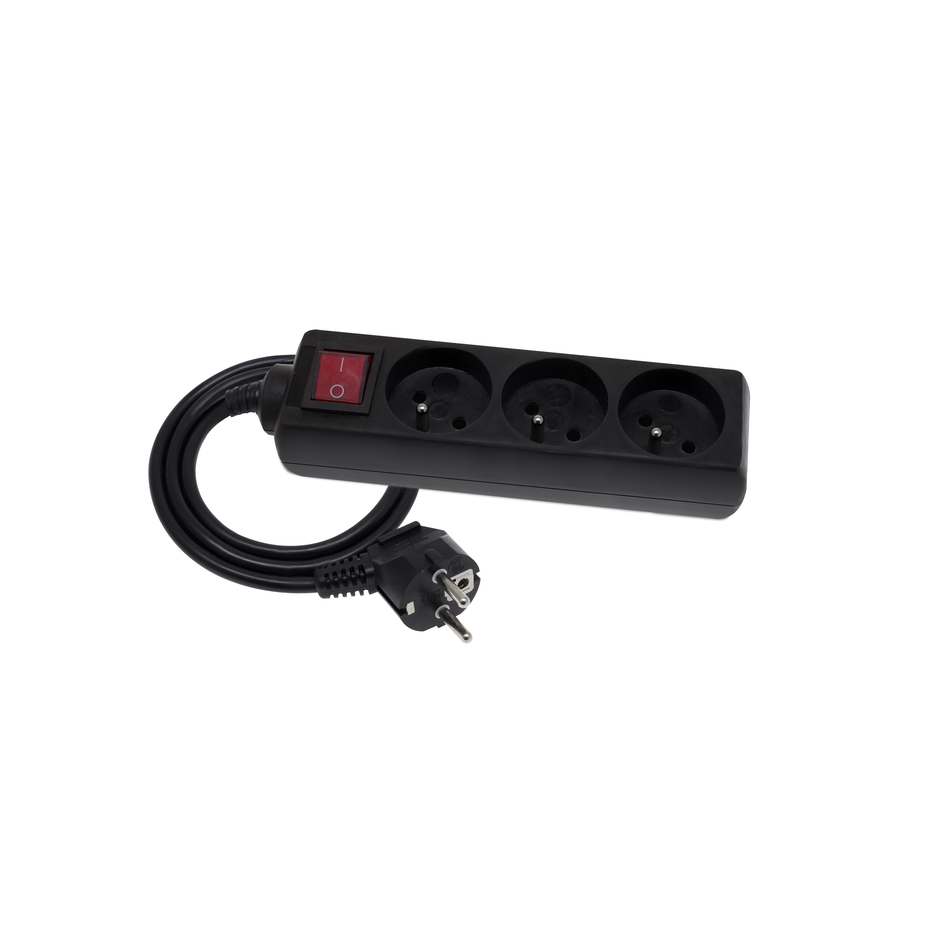 Przedłużacz EPS-305W-2 3gn/5m/Zu+W/1mm czarny Elgotech