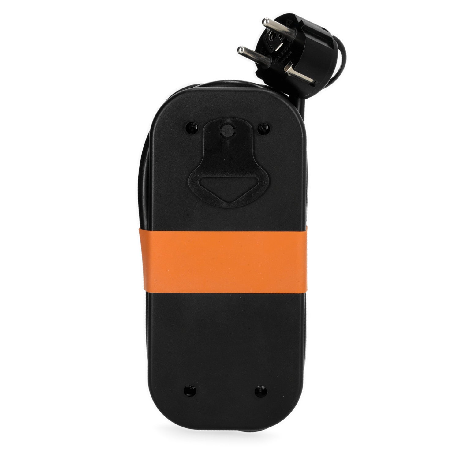 Extension cord FLOWFLEXER ORANGE B 2 sockets+USB/1,4m/Zu/1,5mm black Kobi Design