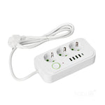 Extension cord KOBI LINEA PRO 3 sockets+4USB/1USB-C/1,5m/Zu+W white Kobi