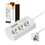 Extension cord KOBI LINEA PRO 3 sockets+4USB/1USB-C/5m/Zu+W white Kobi
