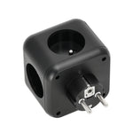 Extension cord KOBI LINEA PRO CUBE 3 sockets+3USB/1USB-C/Zu+W black Kobi