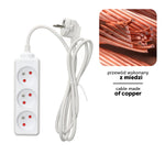 Extension cord KOBI LINEA 3gn/1,5m/Zu Kobi