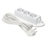Extension cord KOBI LINEA 3gn/3m/Zu white Kobi