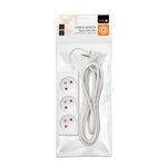 Extension cord KOBI LINEA 3gn/3m/Zu white Kobi