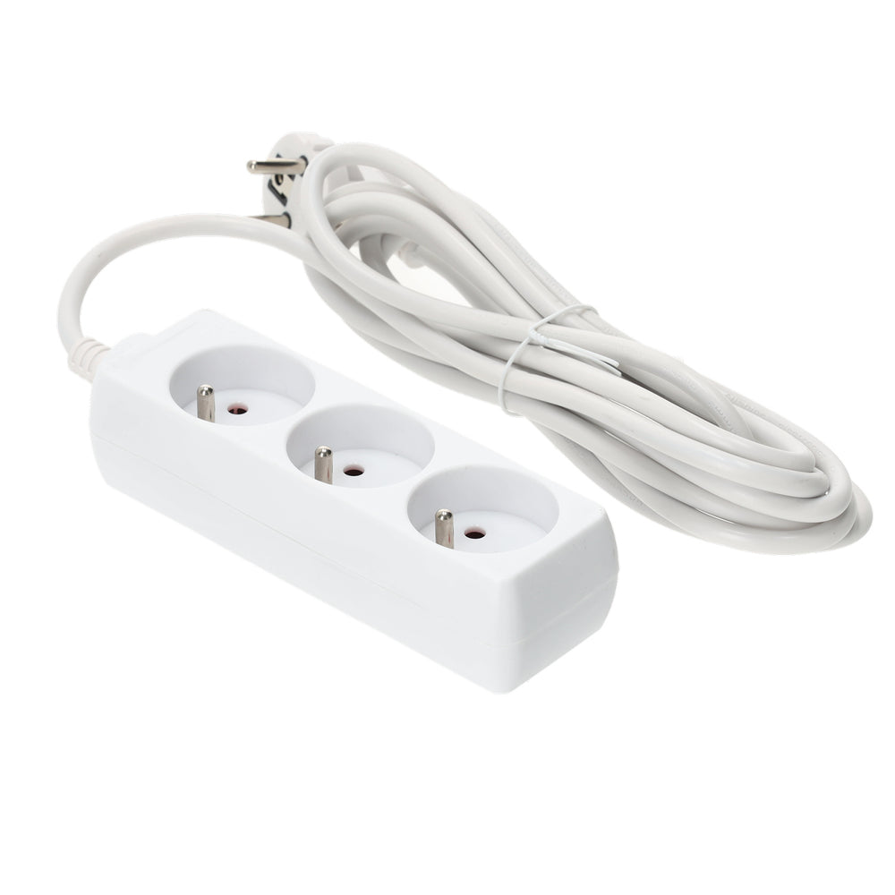 Extension cord KOBI LINEA 3gn/3m/Zu white Kobi