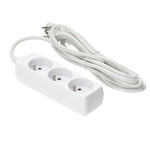 Extension cord KOBI LINEA 3gn/3m/Zu white Kobi