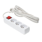 Extension cord KOBI LINEA 3gn/3m/Zu+W white Kobi
