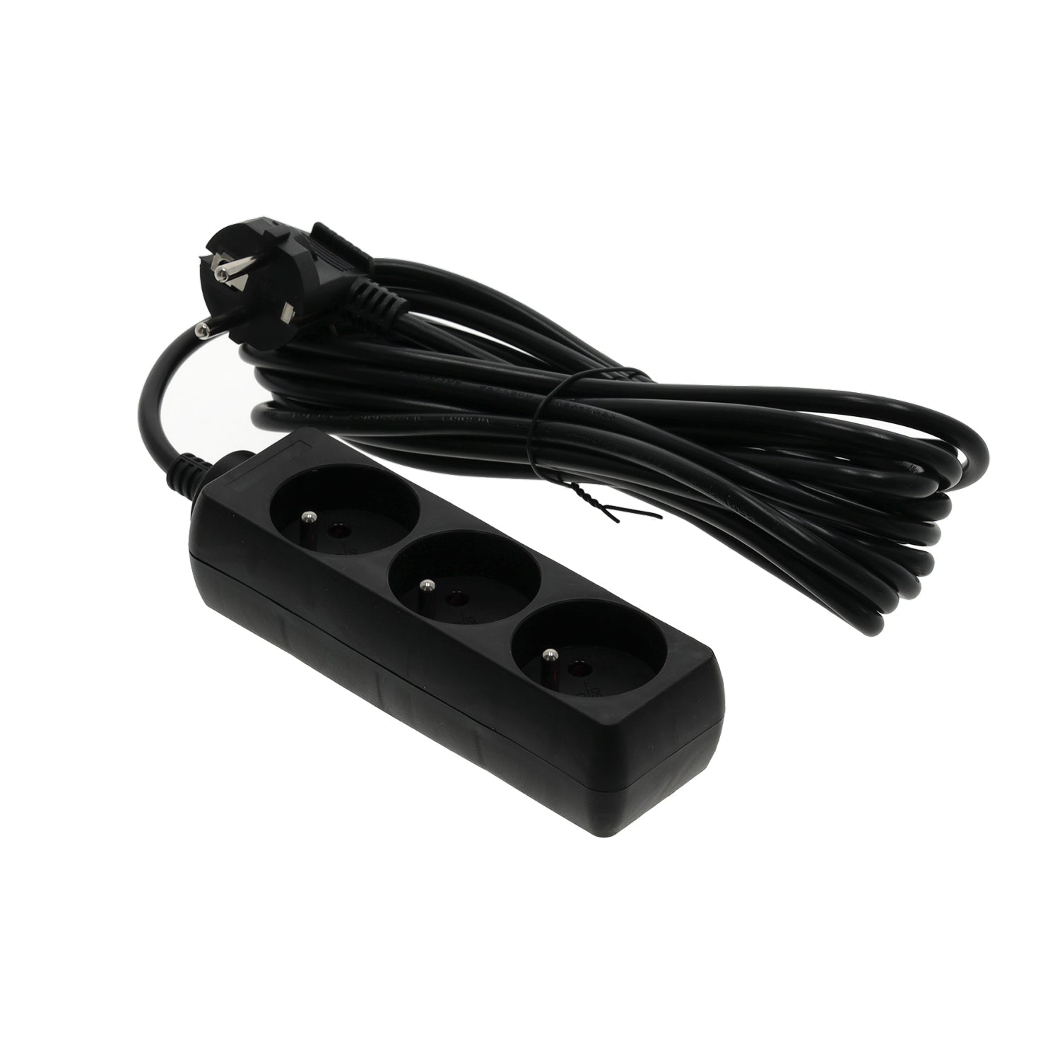 Extension cord LINEA 3gn/5m/Zu black Kobi