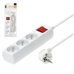 Extension cord KOBI LINEA 3gn/5m/Zu+W white Kobi