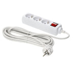 Extension cord KOBI LINEA 3gn/5m/Zu+W white Kobi