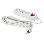 Extension cord KOBI LINEA 3gn/5m/Zu+W white Kobi