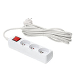Extension cord KOBI LINEA 3gn/5m/Zu+W white Kobi