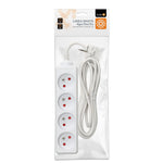Extension cord KOBI LINEA 4gn/3m/Zu white Kobi
