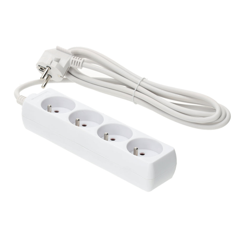 Extension cord KOBI LINEA 4gn/3m/Zu white Kobi