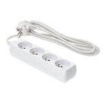 Extension cord KOBI LINEA 4gn/3m/Zu white Kobi