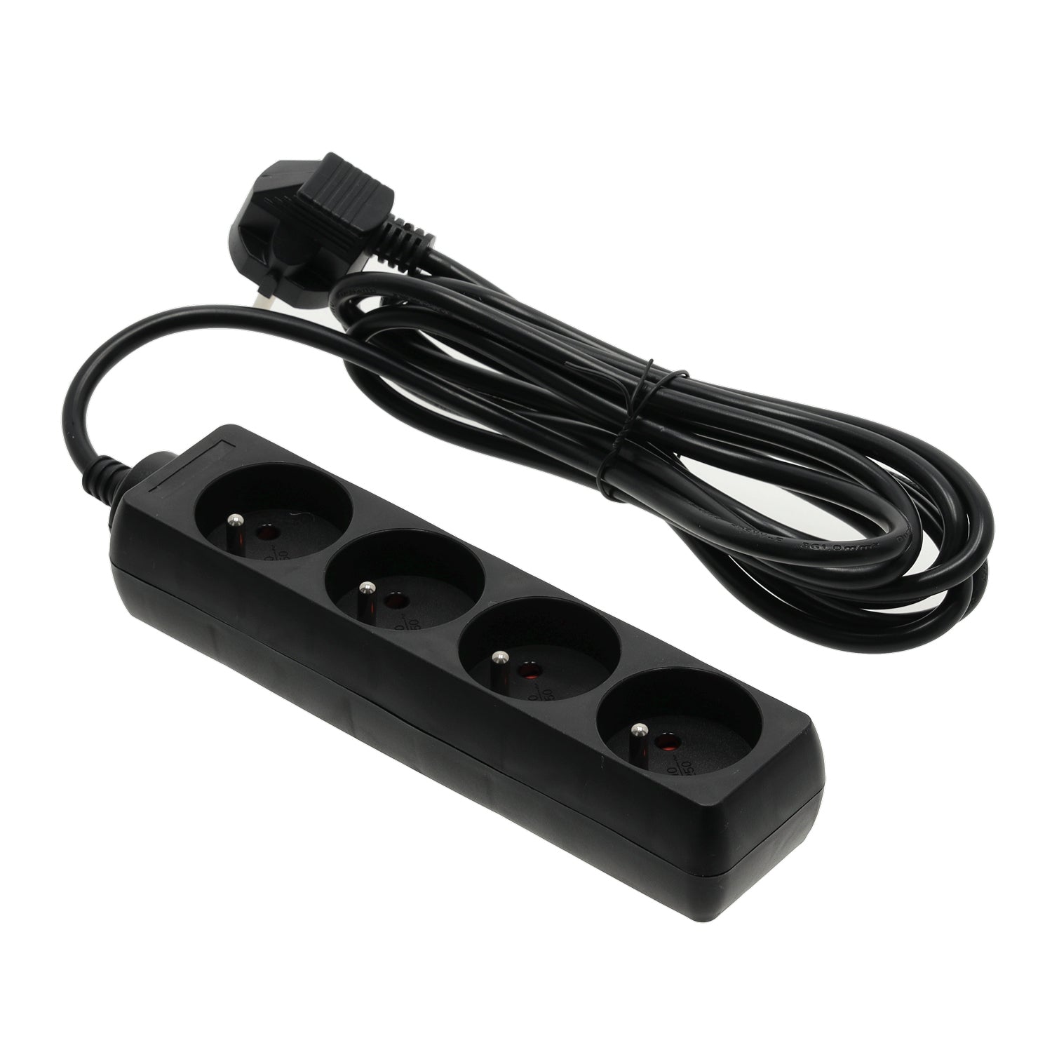 Extension cord LINEA 4gn/3m/Zu black Kobi